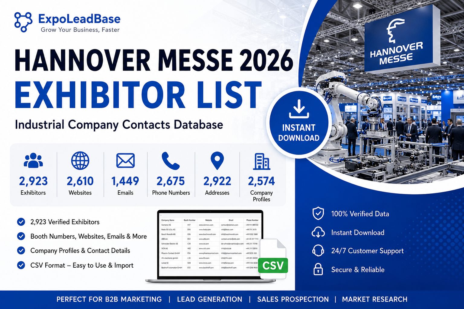 HANNOVER MESSE: Event Guide and Exhibitor Databases HANNOVER MESSE exhibitor database